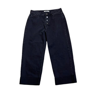 KanCan Womens Estilio Ankle Jeans Size 11/29 Black Button‎ Fly Denim 29X24